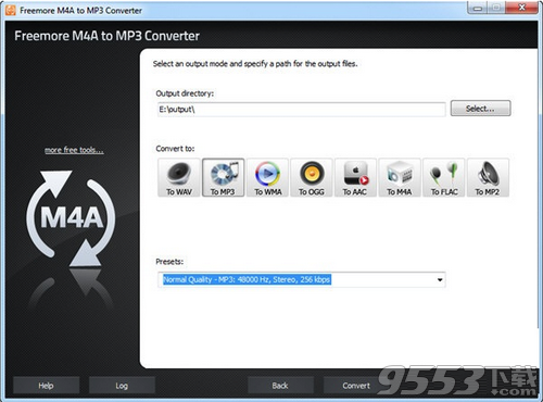 Freemore M4A to MP3 Converter