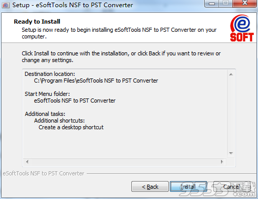 eSysInfoTools NSF to PST Converter