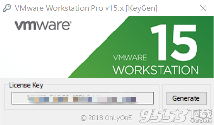 VMwareWorkstationProv15.x许可证密钥生成器