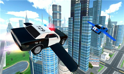 飞行警车模拟游戏截图4