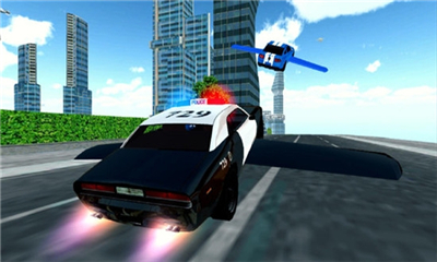飞行警车模拟游戏截图2