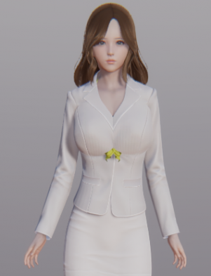 AI少女白領(lǐng)女郎人物MOD