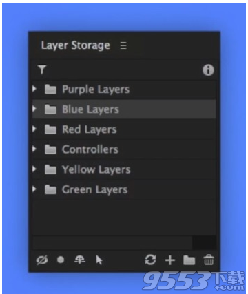 Layer Storage(AE颜色分类图层管理脚本)