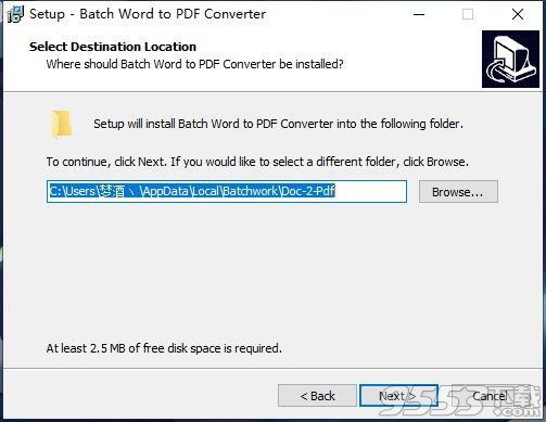Batch DOC to PDF Converter