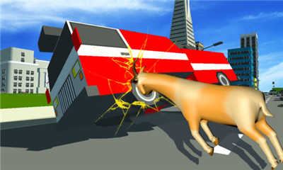 大城市山羊模拟器手机版下载-大城市山羊模拟器游戏下载v1.0图1