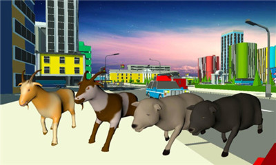大城市山羊模拟器手机版下载-大城市山羊模拟器游戏下载v1.0图3