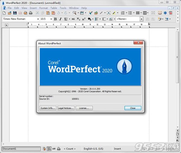 Corel WordPerfect Office Standard 2020 v20.0.0.200 绿色版