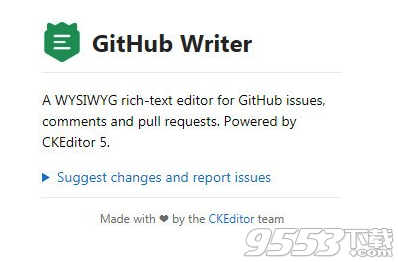 GitHub Writer Chrome插件