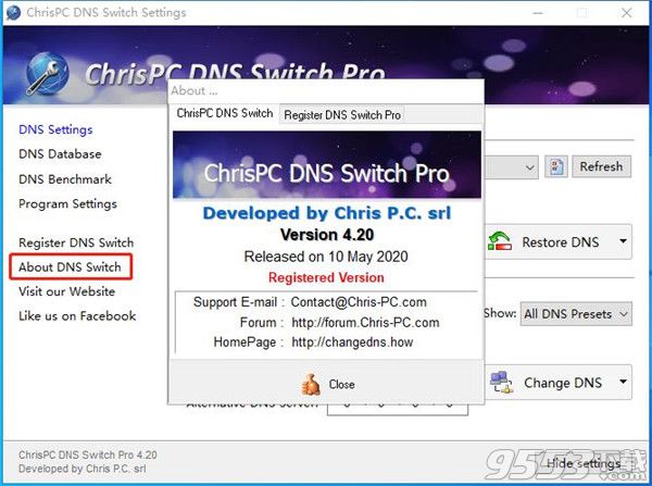 ChrisPC DNS Switch pro