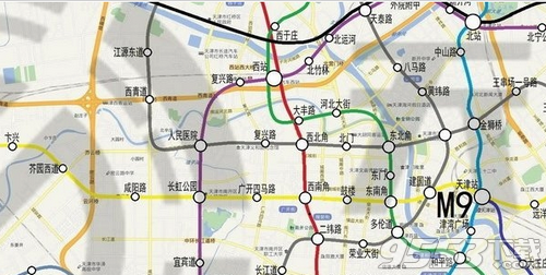 天津地铁规划图2020高清大图版