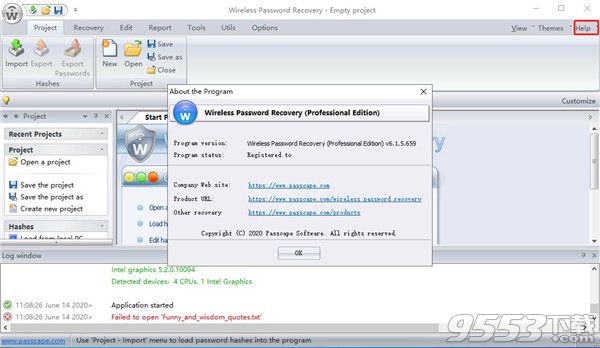 Passcape Wireless Password Recovery
