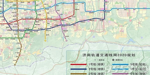 济南地铁规划图2020高清版