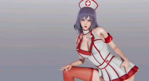 AI少女紫发色气护士MOD