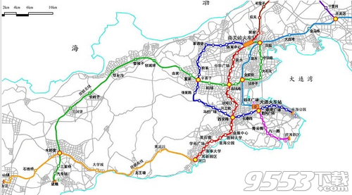 大連地鐵線路規(guī)劃圖2020最新版