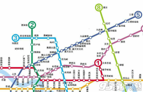 南宁地铁规划图2020终极版