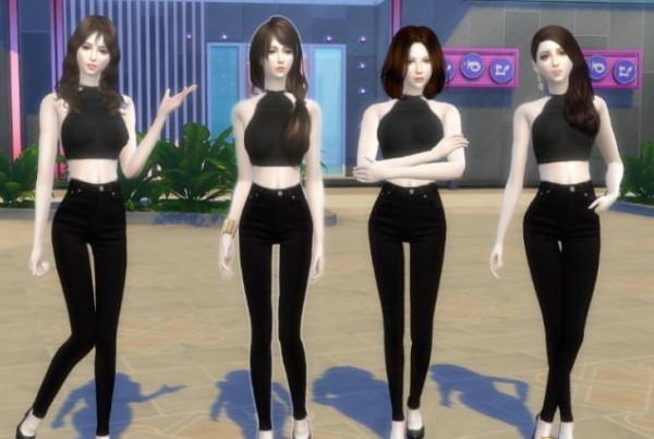 模拟人生4韩国女团MOD