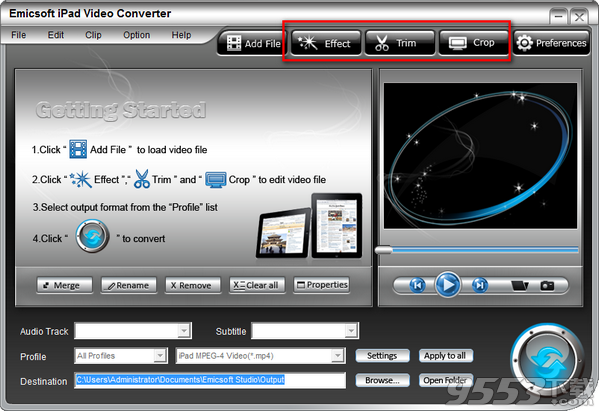 Emicsoft iPad Video Converter(IPAD视频转换器)