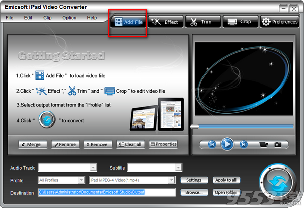 Emicsoft iPad Video Converter(IPAD视频转换器)