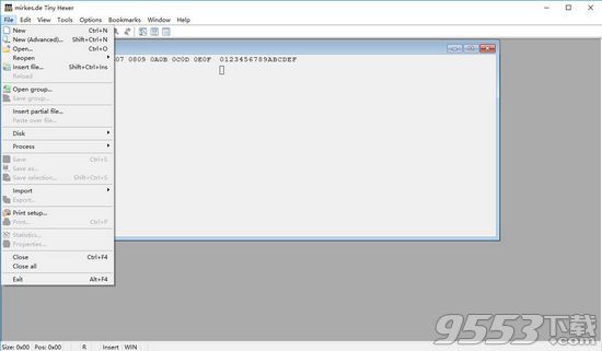 Tiny hexer(十六进制文件编辑器)