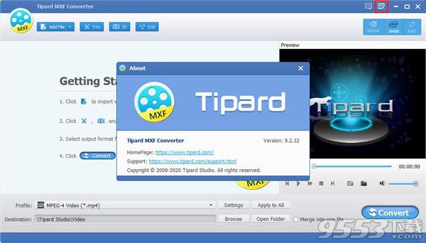 Tipard MXF Converter