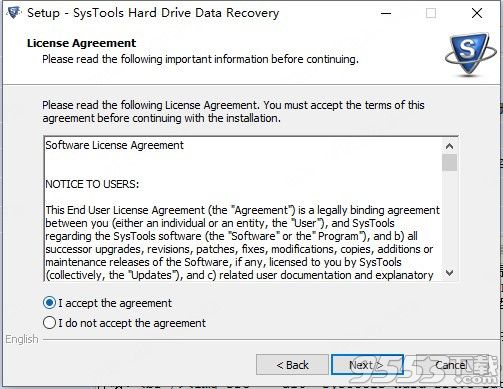 SysTools Hard Drive Data Recovery