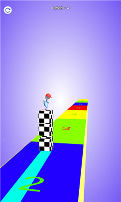 彩色方块冲浪游戏截图1