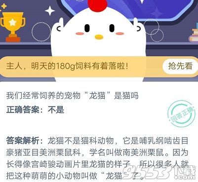 龍貓是貓嗎 螞蟻莊園2020年10月19日答案