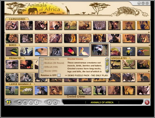 非洲动物拼图 1.0