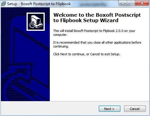 Boxoft Postscript to Flipbook(翻页书制作软件)