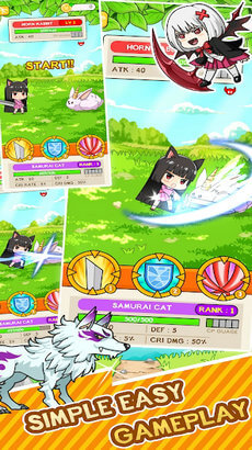 异世界可爱武士猫汉化版下载-异世界可爱武士猫安卓版下载v1.1图2