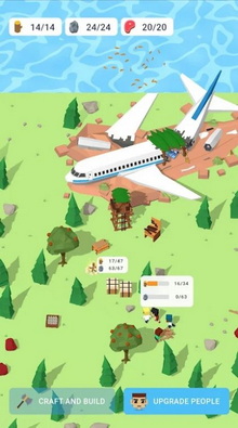 空闲飞机坠毁生存手机游戏下载-IdlePlaneCrashSurvival抖音版下载v0.1.1图2