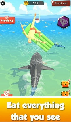闲置鲨鱼世界游戏中文版
