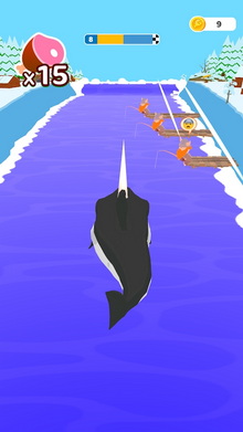 抖音鲨鱼跑小游戏下载-sharkrun手游下载v1.0.0图1