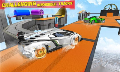坡道赛车疯狂竞赛游戏下载-坡道赛车疯狂竞赛(Ramp Car Vertigo Tracks: Impossible Mountain Stunt)手机版下载v0.1图3