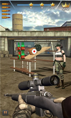 有趣的狙击手射击（Fire Sniper Games : Fun Shooting Hunter）手机版截图1