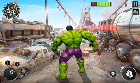 怪物英雄超级绿巨人(IncredibleMonsterGames)手游下载-怪物英雄超级绿巨人官方版下载v1.0图1