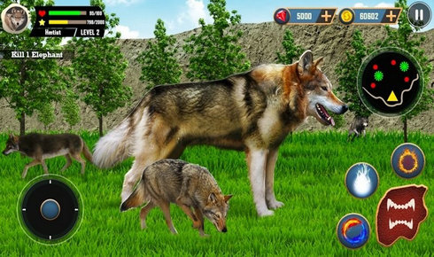 森林孤狼模拟器安卓版截图1