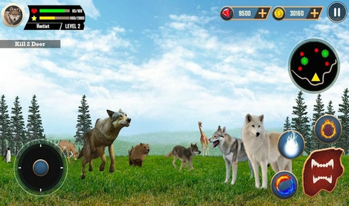 森林孤狼模拟器安卓版截图2