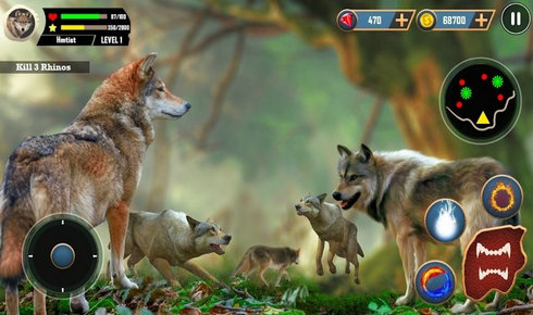 森林孤狼模拟器安卓版截图3