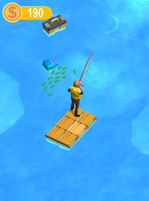 海上木筏钓鱼游戏截图3