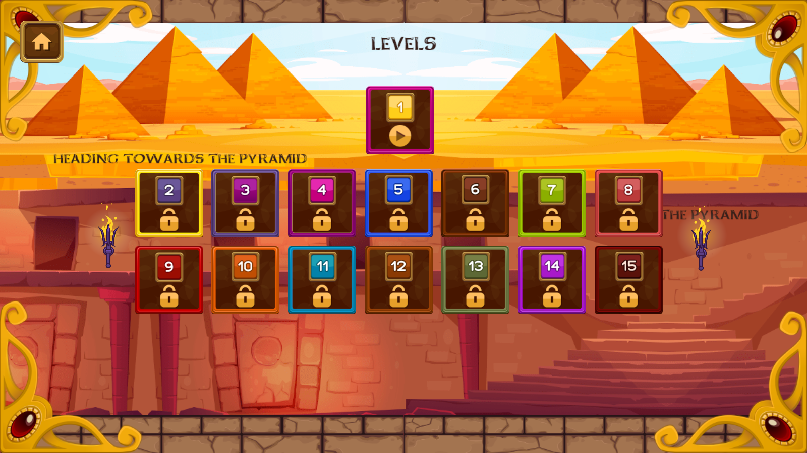 金字塔内部冒险游戏截图3