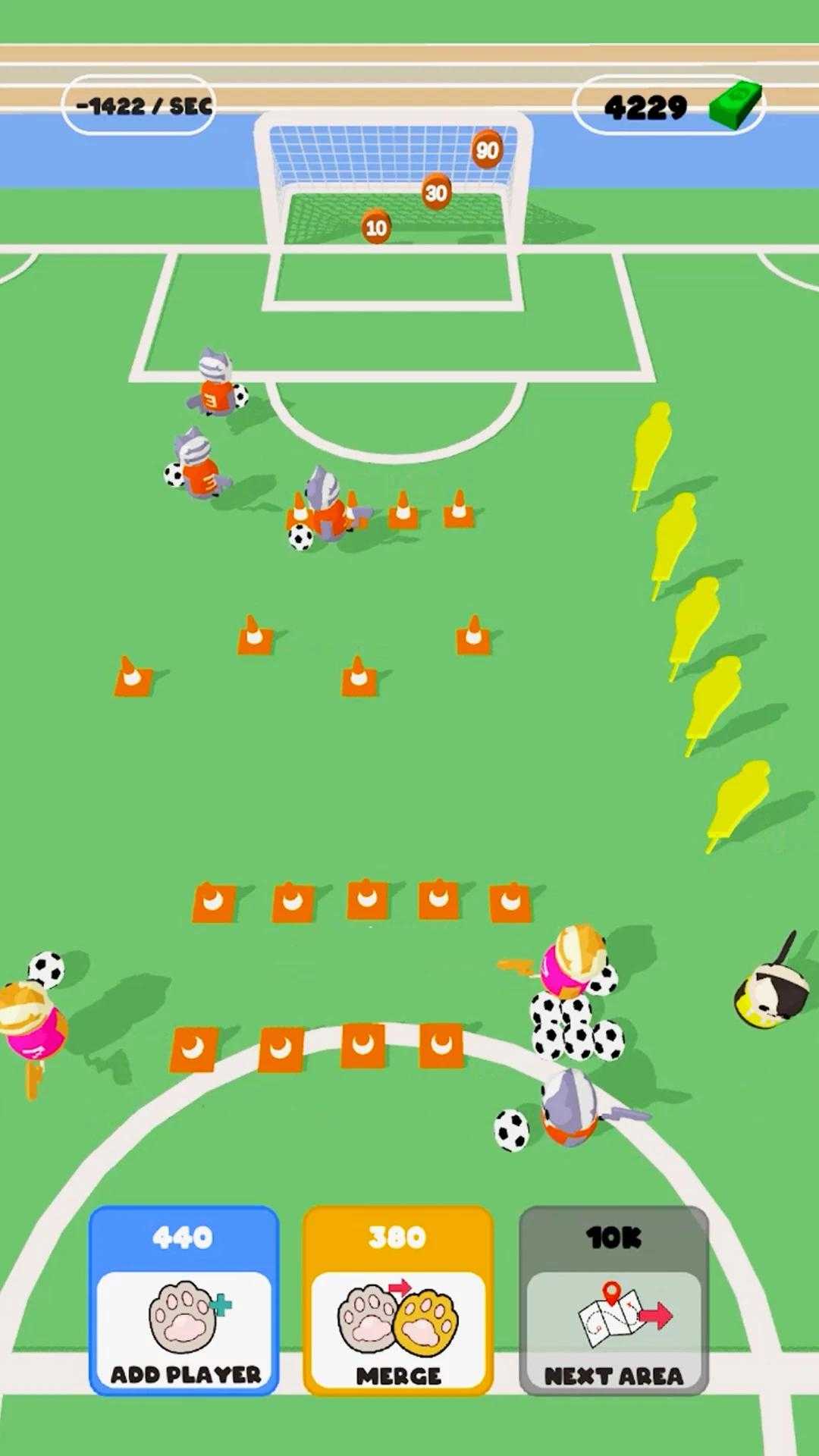 猫足球训练游戏截图1