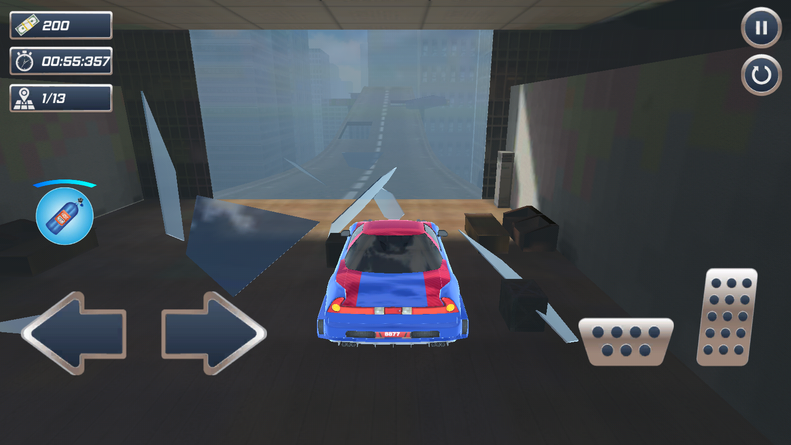 城市屋顶特技赛车正式版下载-城市屋顶特技赛车游戏下载v1.5图1