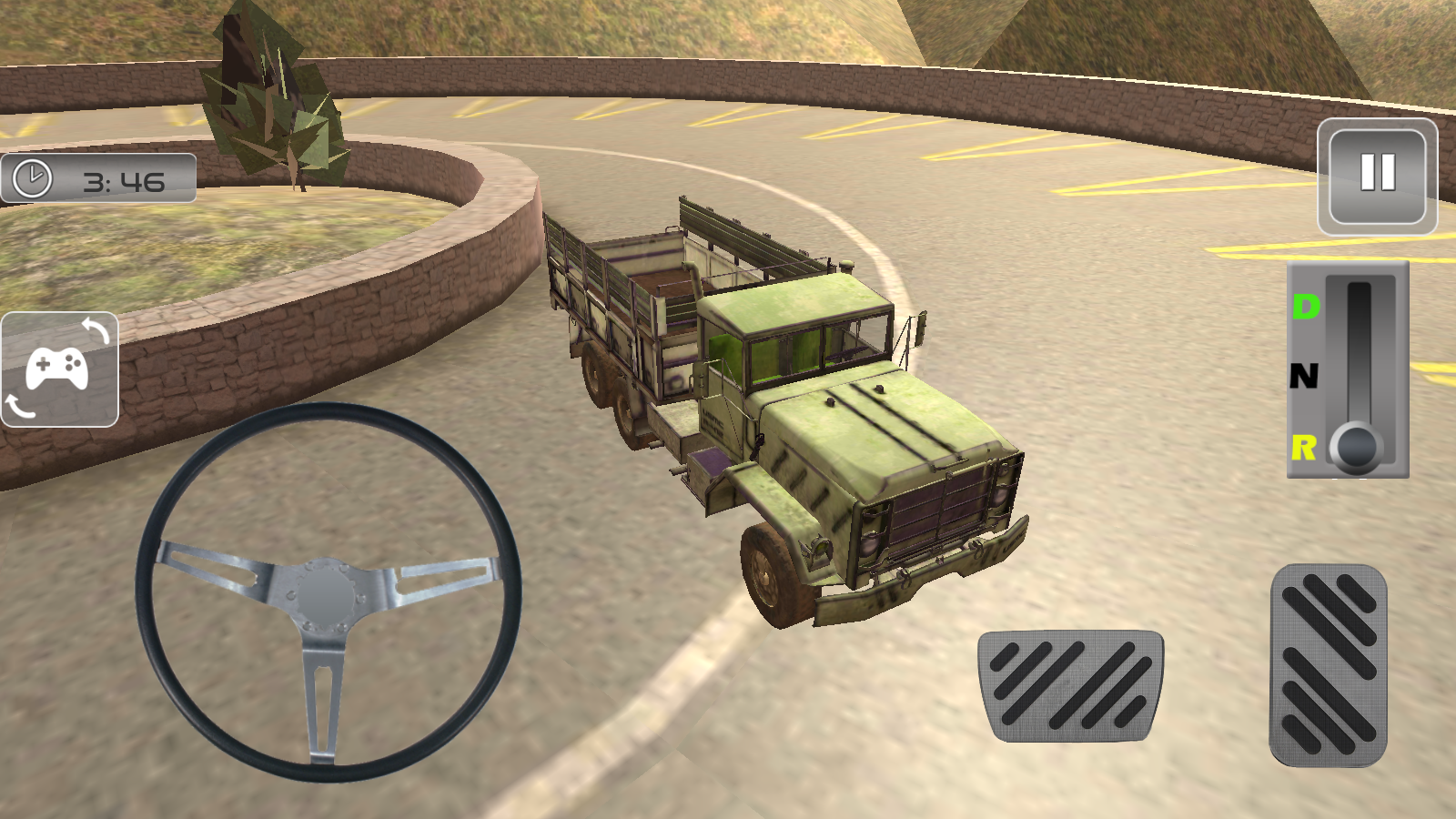 野外卡车货运驾驶游戏截图1