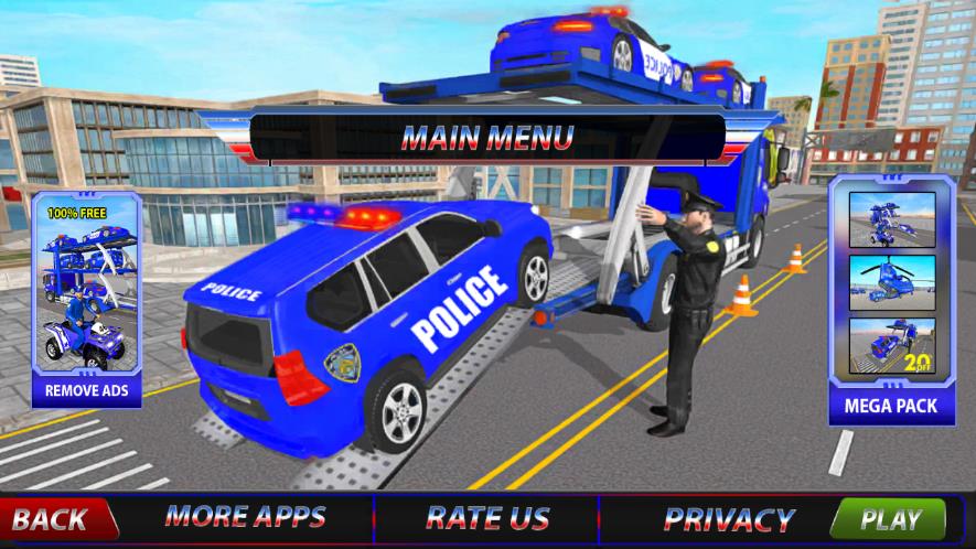 警用运输卡车去广告版游戏下载-警用运输卡车中文版下载v1.3.0图1