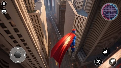 超级英雄飞行救援城市游戏截图1