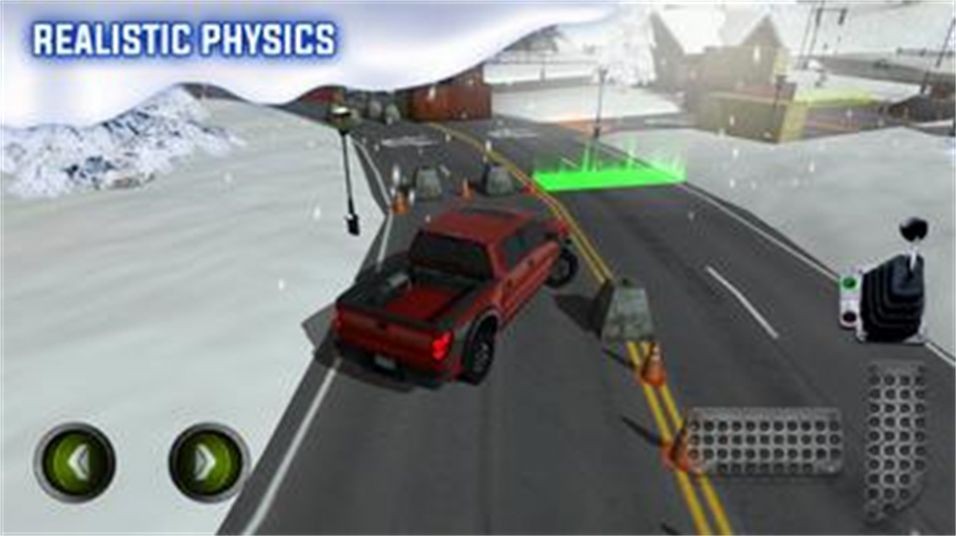 冰路卡车停车模拟游戏