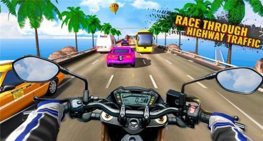 交通摩托车驾驶比赛游戏截图3
