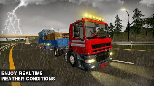 欧洲运输卡车司机3D游戏截图1