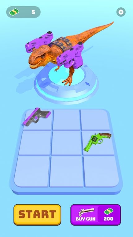 恐龙枪合并跑官方版下载-恐龙枪合并跑游戏下载v0.1.0图2